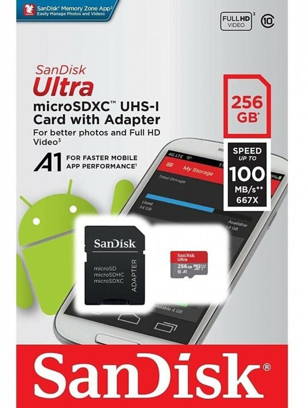 MEMORIA KINGSTON MICRO SD 256GB
