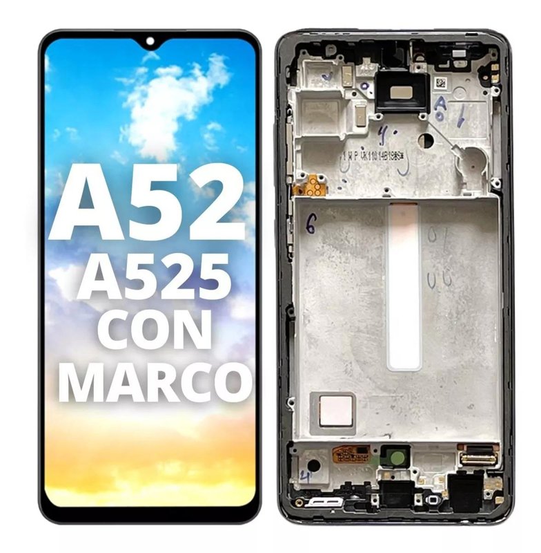MODULO SAMSUNG A52/A52S 4G OLED CON MARCO PREMIUM SILEO