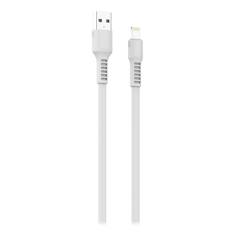 CABLE SOUL FLAT USB A LIGHTNING 3.1A 1.2M