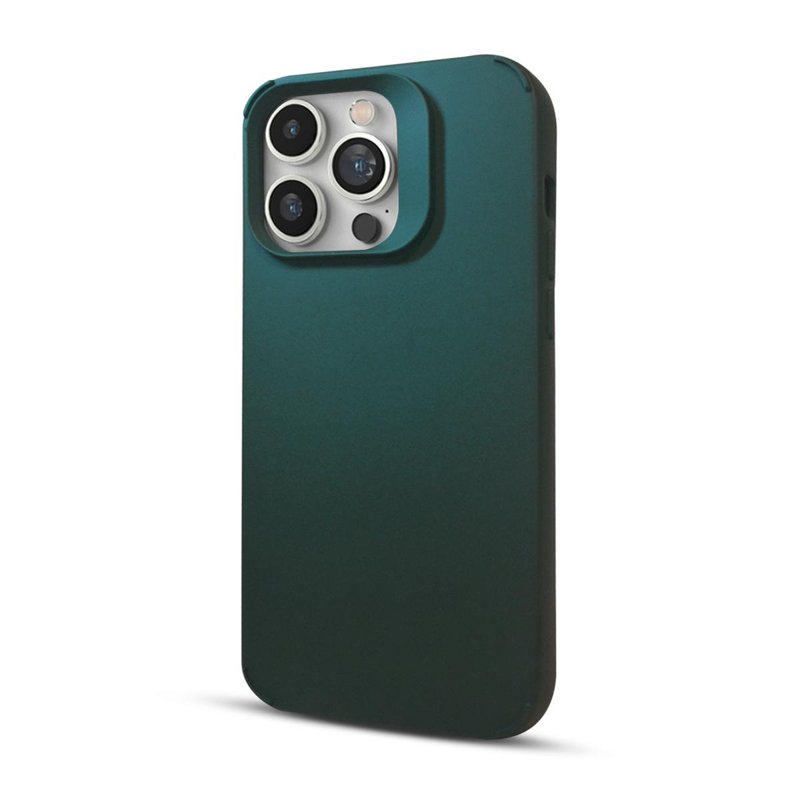 FUNDA SOUL SILICONE C/LENTE IPHONE 16 PRO VERDE