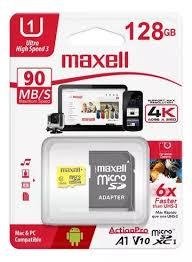 MEMORIA MAXELL MICRO SDXC HC1 128GB C/ADAP