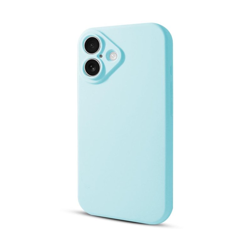 FUNDA SOUL SUPER SILICONE IPHONE 16 PRO CELESTE