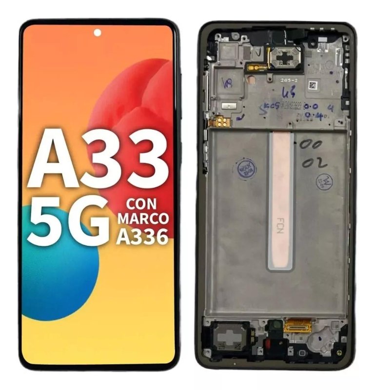 MODULO SAMSUNG A33 4G 5G OLED CON MARCO PREMIUM SILEO