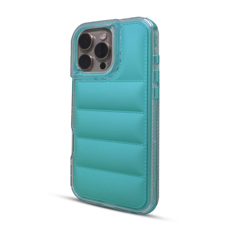 FUNDA SOUL PUFFER IPH 15 PRO AQUA