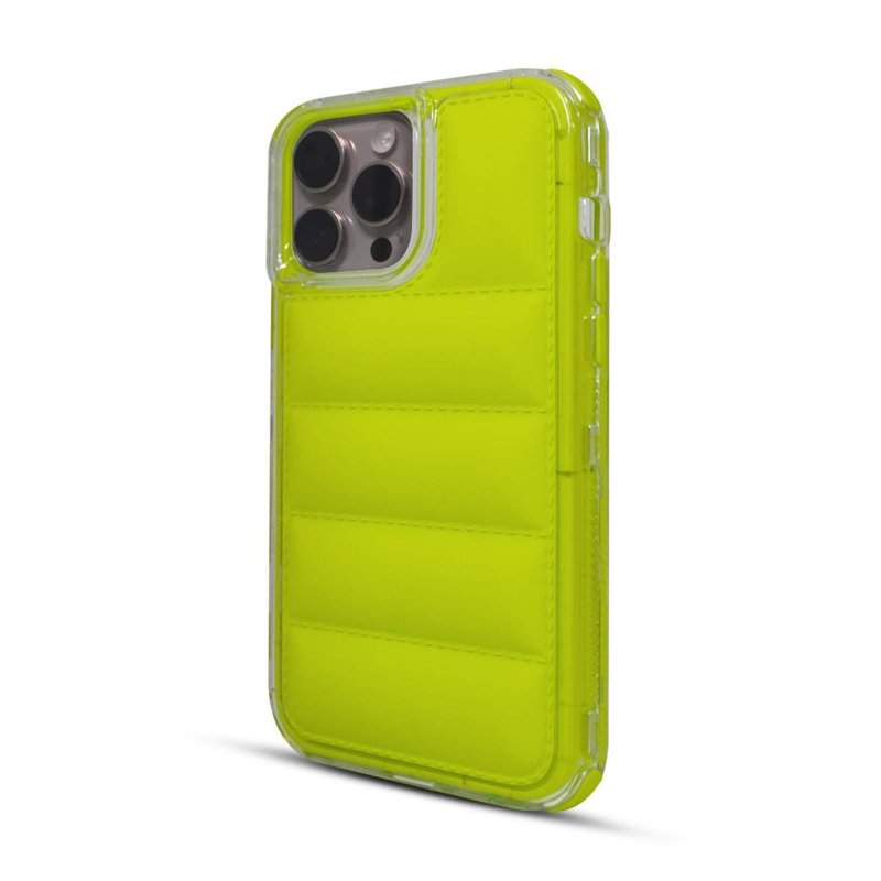 FUNDA SOUL PUFFER IPH 15 PRO MAX AMARILLO