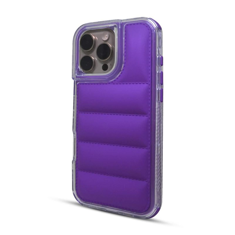 FUNDA SOUL PUFFER IPH 15 PRO MAX VIOLETA