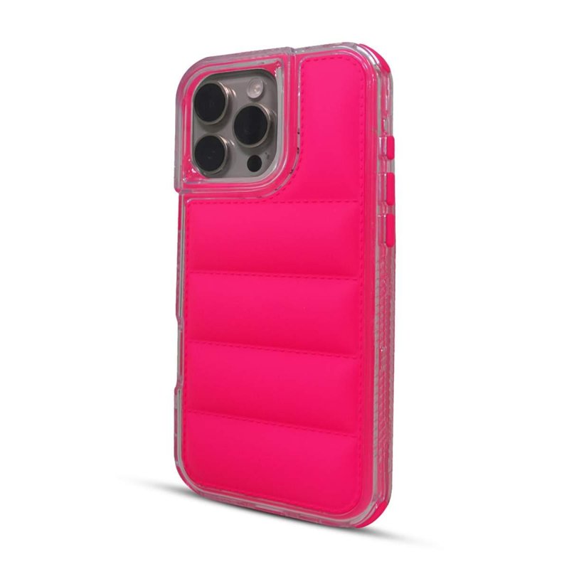 FUNDA SOUL PUFFER IPH 16 FUCSIA