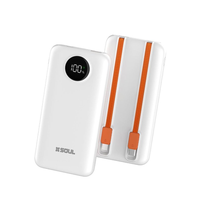 POWER BANK SOUL CLASSIC400 10.000MAH 22.5W TYPE C+IPH BLANCO
