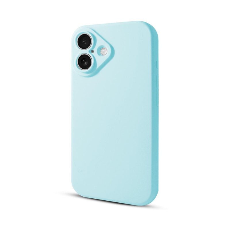 FUNDA SOUL SUPER SILICONE IPHONE 17 CELESTE