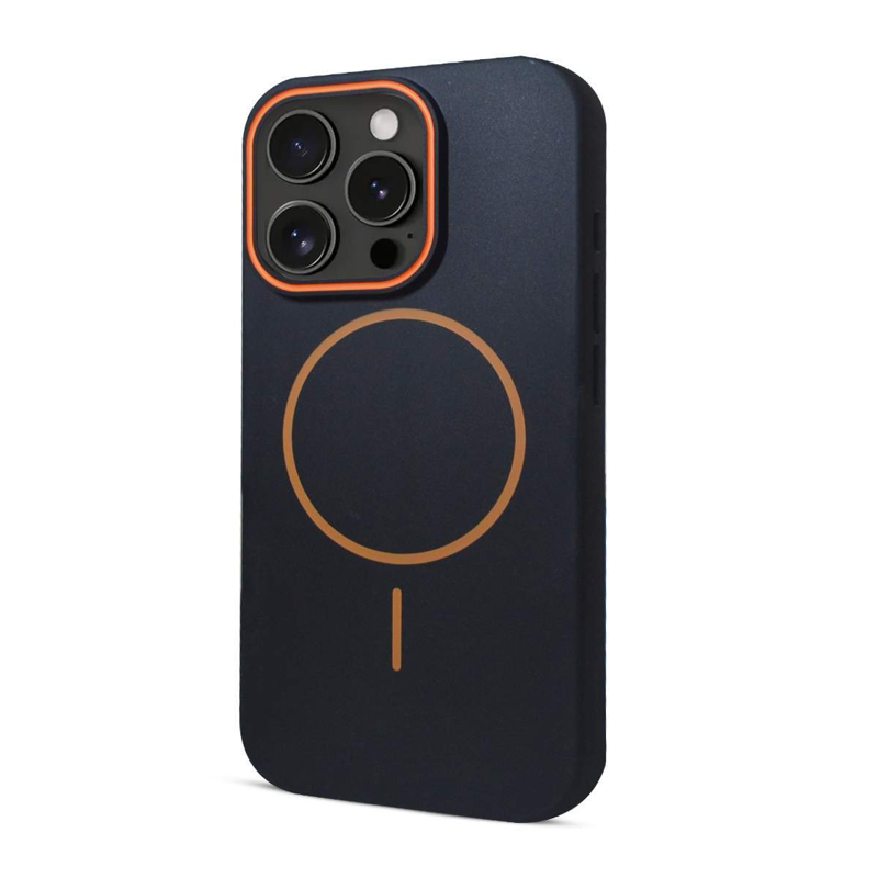 FUNDA SOUL SOFT MAG FORCE IPHONE 17 PRO NEGRO/NARANJA