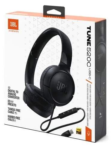 AURICULAR JBL TUNE 520 C NEGRO